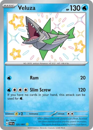 Veluza (125/091) [Scarlet & Violet: Paldean Fates]