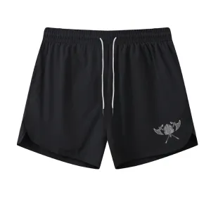 Viking Helmet Graphic Shorts