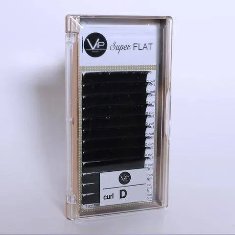 VIP Eyelashes - Super Flat Extensions - 12 lines - 0.15 D