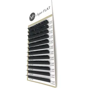 VIP Eyelashes - Super Flat Extensions - 12 lines - 0.20 D
