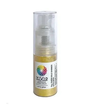 Vivid Pump Glitter 'Super Gold Shimmer'