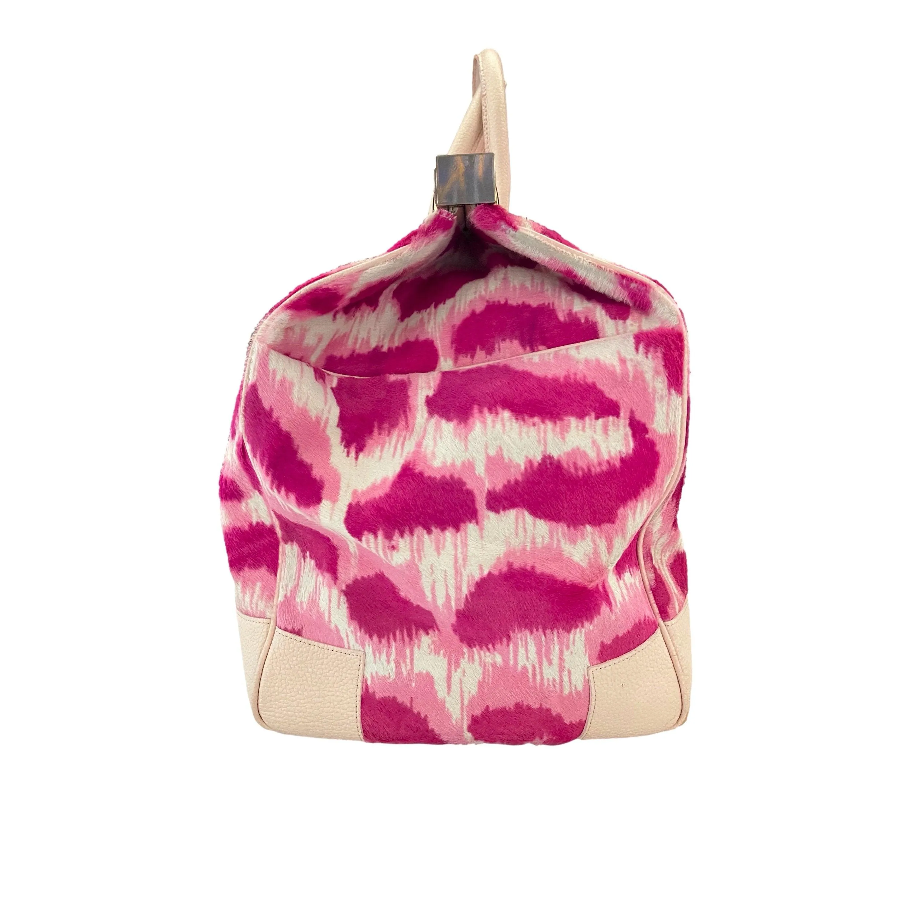 Vivienne Westwood Hot Pink Calf Hair Weekender