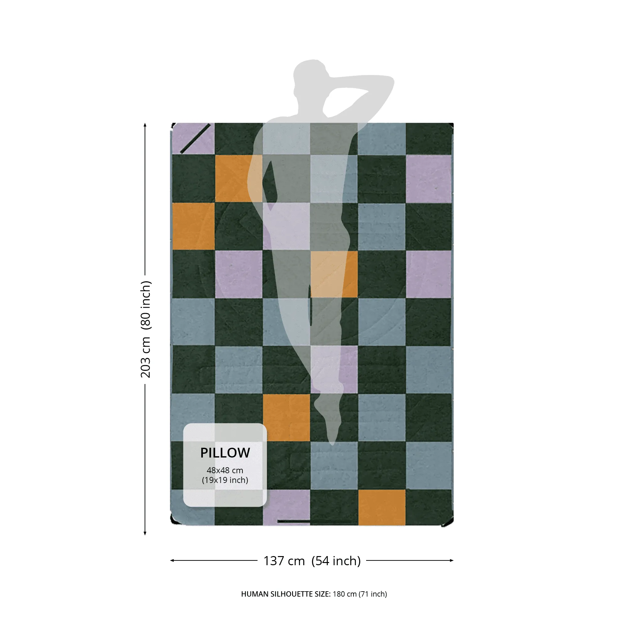VOITED Compact Picnic & Beach Blanket  - Cheeckers