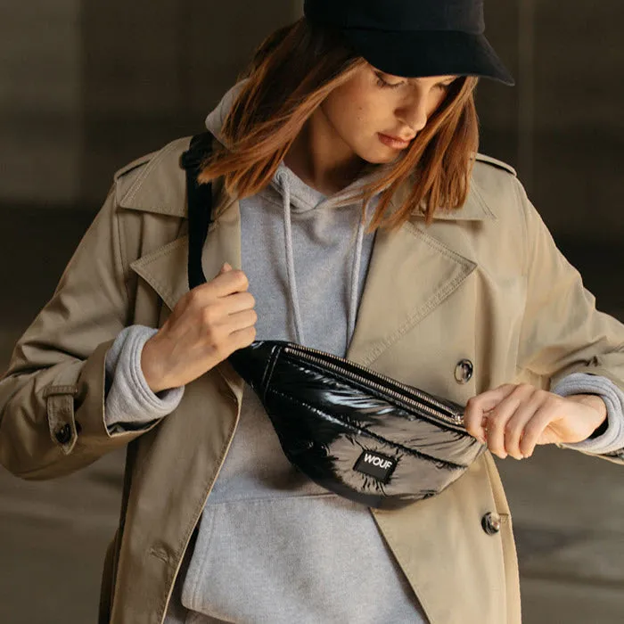 Waistbag «Glossy black» von Wouf