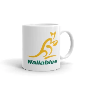 Wallabies White Glossy Mug