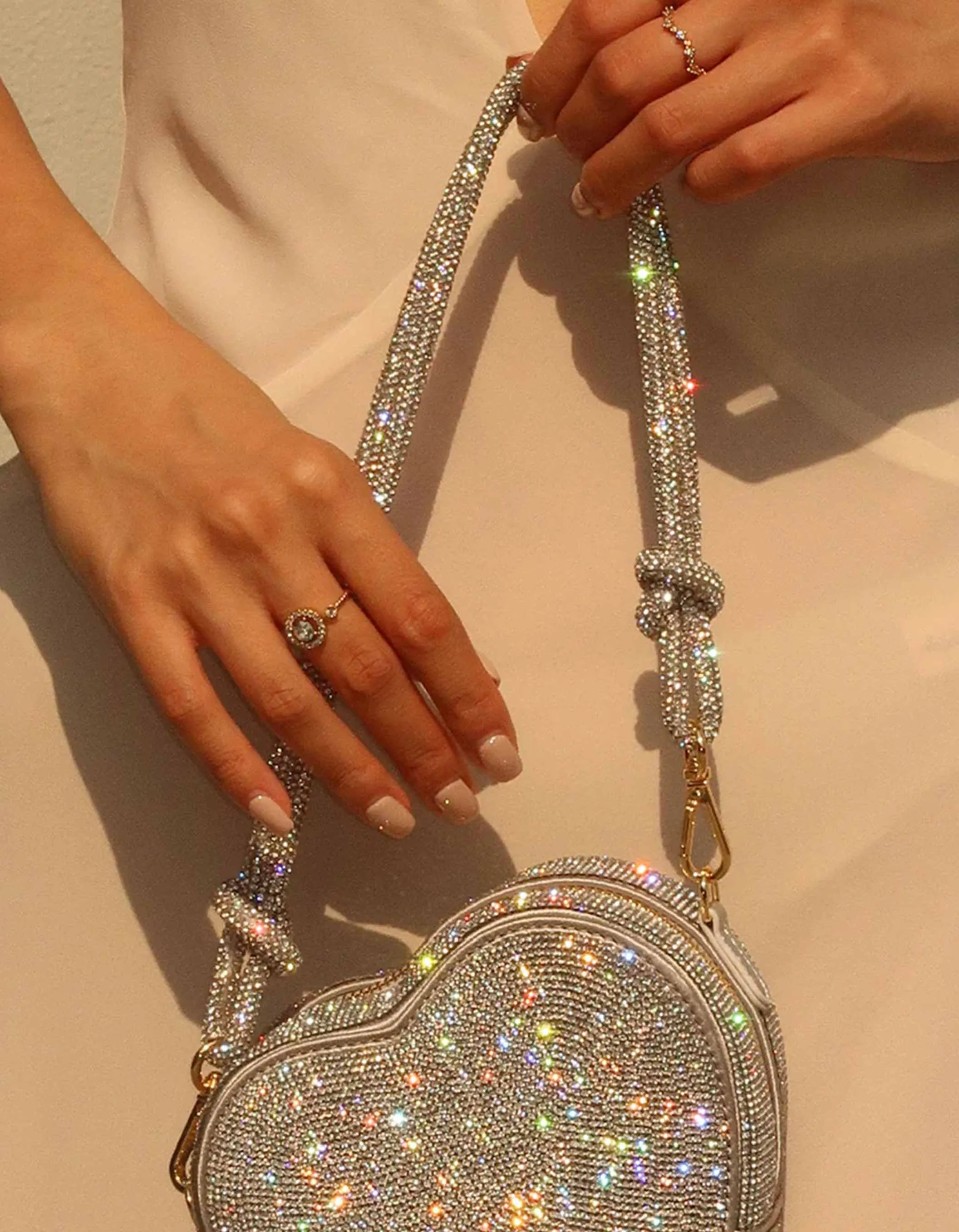 WEAT - ZUSATZ GURT KNOT STRAP CRYSTAL GLITZERSTEINE