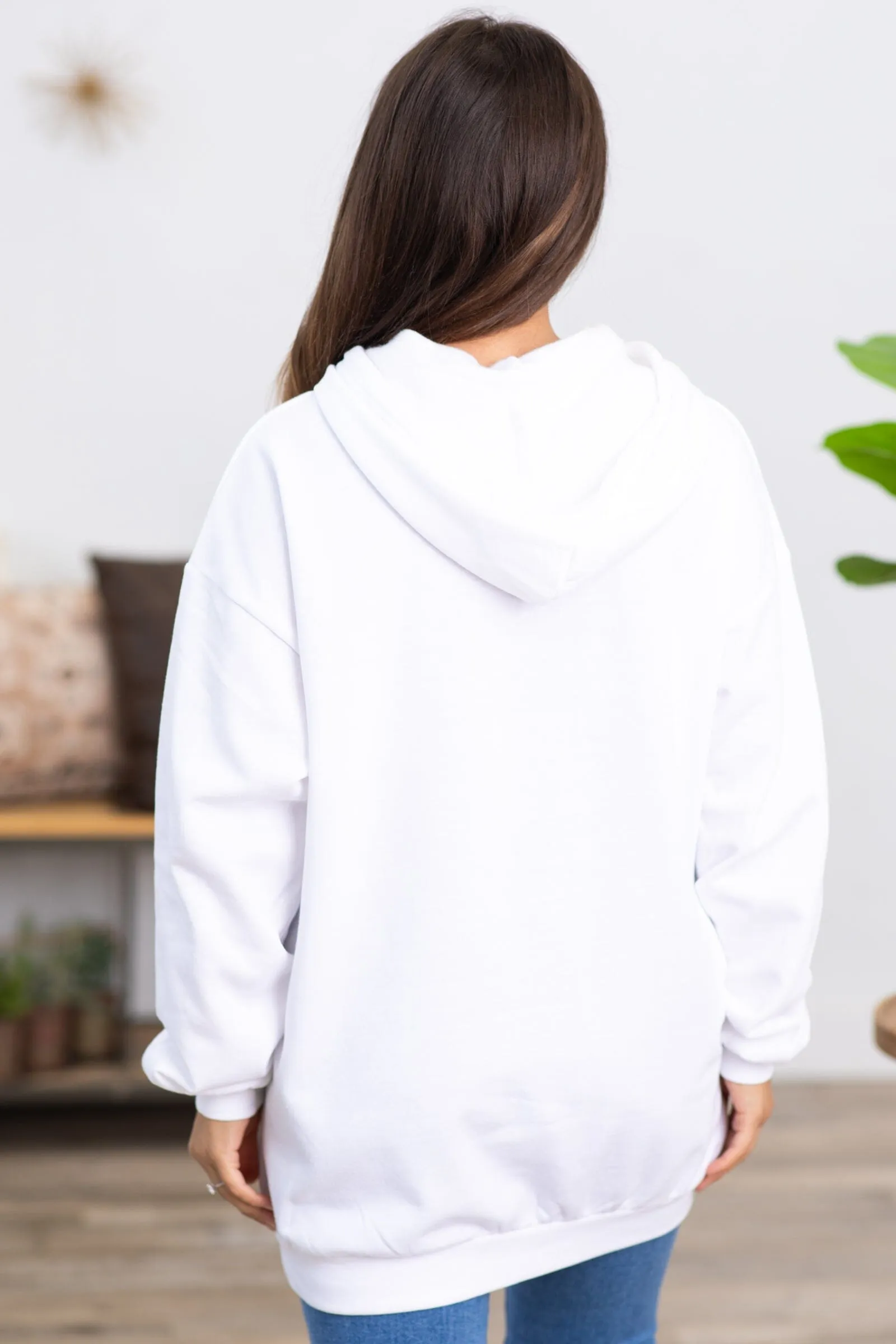 White Basic Hoodie