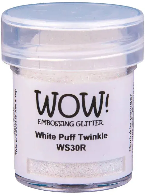 White Puff Twinkle Wow Embossing Powder WS30R (OM)
