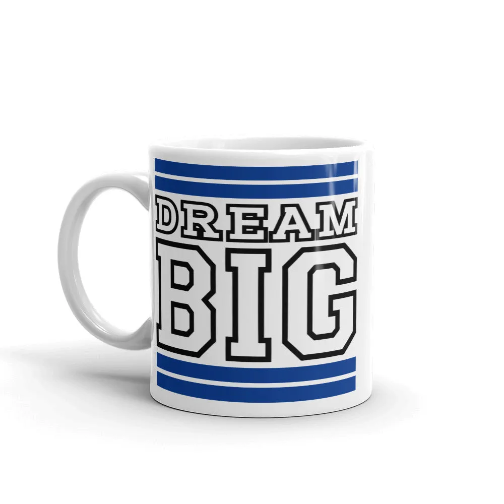 White Royal Blue and Black Mug (11 oz.)
