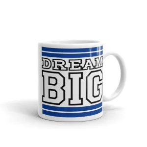 White Royal Blue and Black Mug (11 oz.)