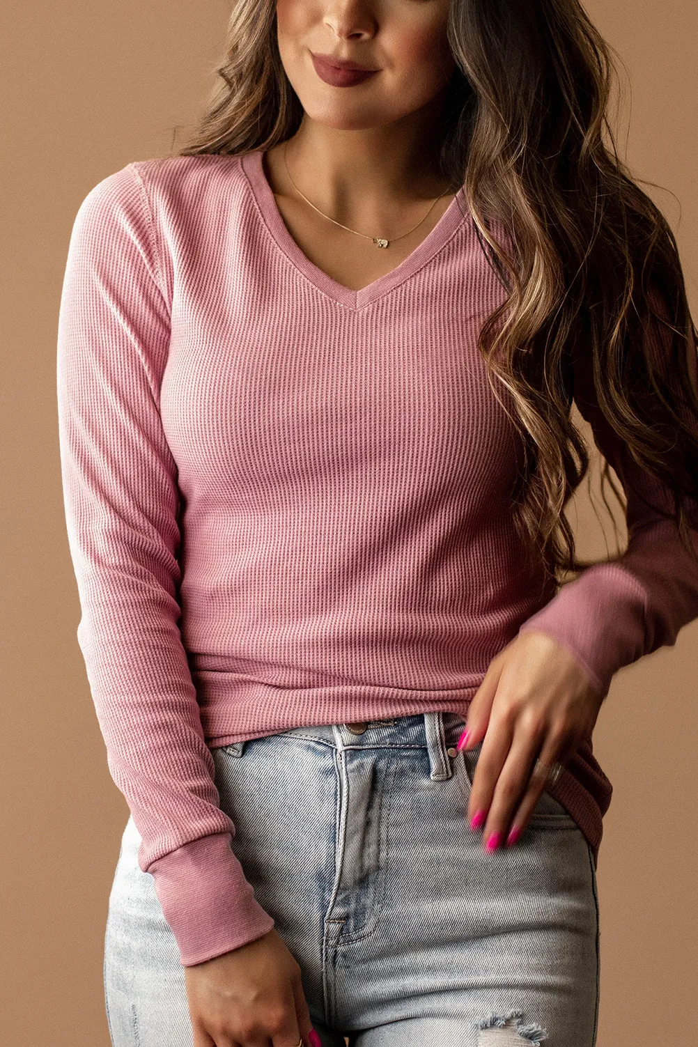 Why Don't We Long Sleeve Top (Crimson)