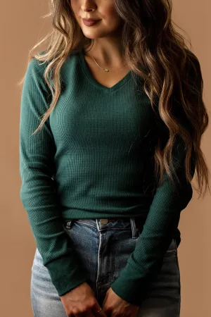 Why Don't We Long Sleeve Top (Deep Teal)
