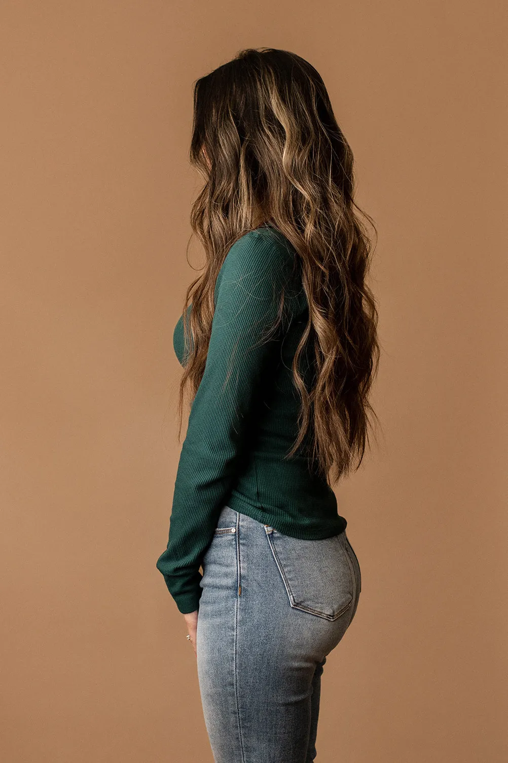 Why Don't We Long Sleeve Top (Deep Teal)