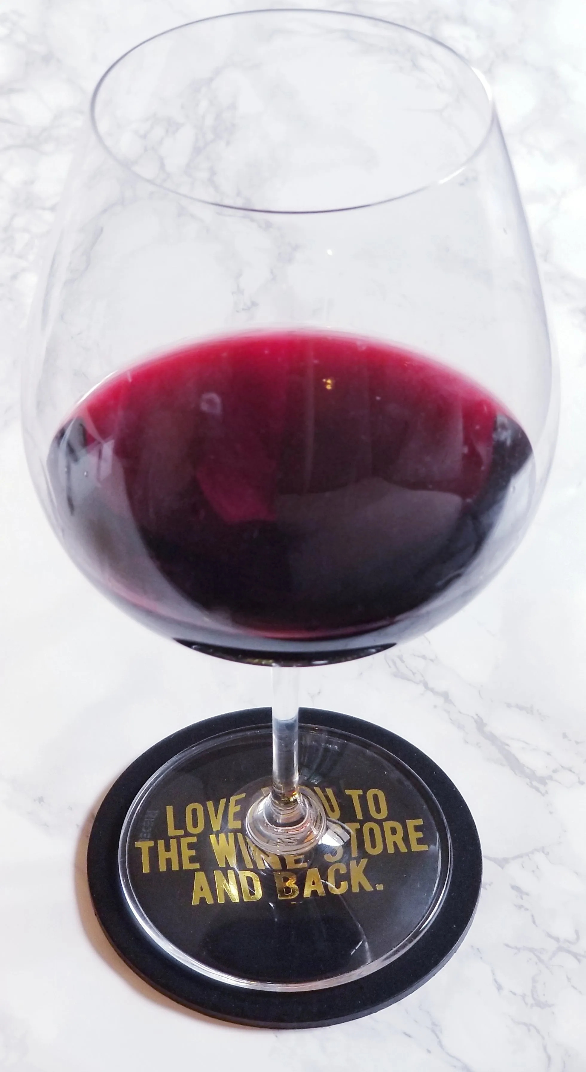 Wine & Nachos Leather Coaster