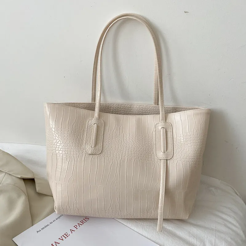 Women's Simple Large Capacity Fashionable Portable Handbags