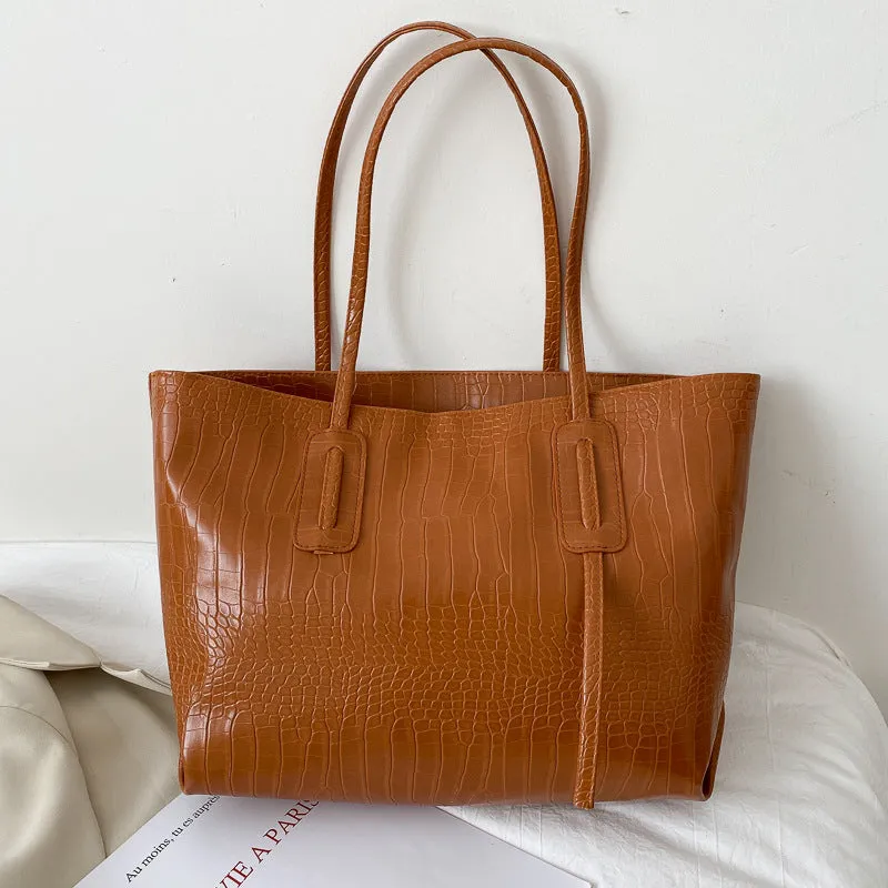 Women's Simple Large Capacity Fashionable Portable Handbags