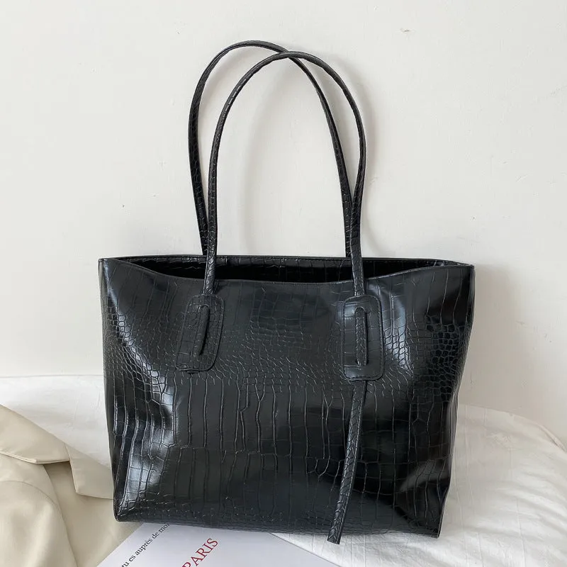 Women's Simple Large Capacity Fashionable Portable Handbags