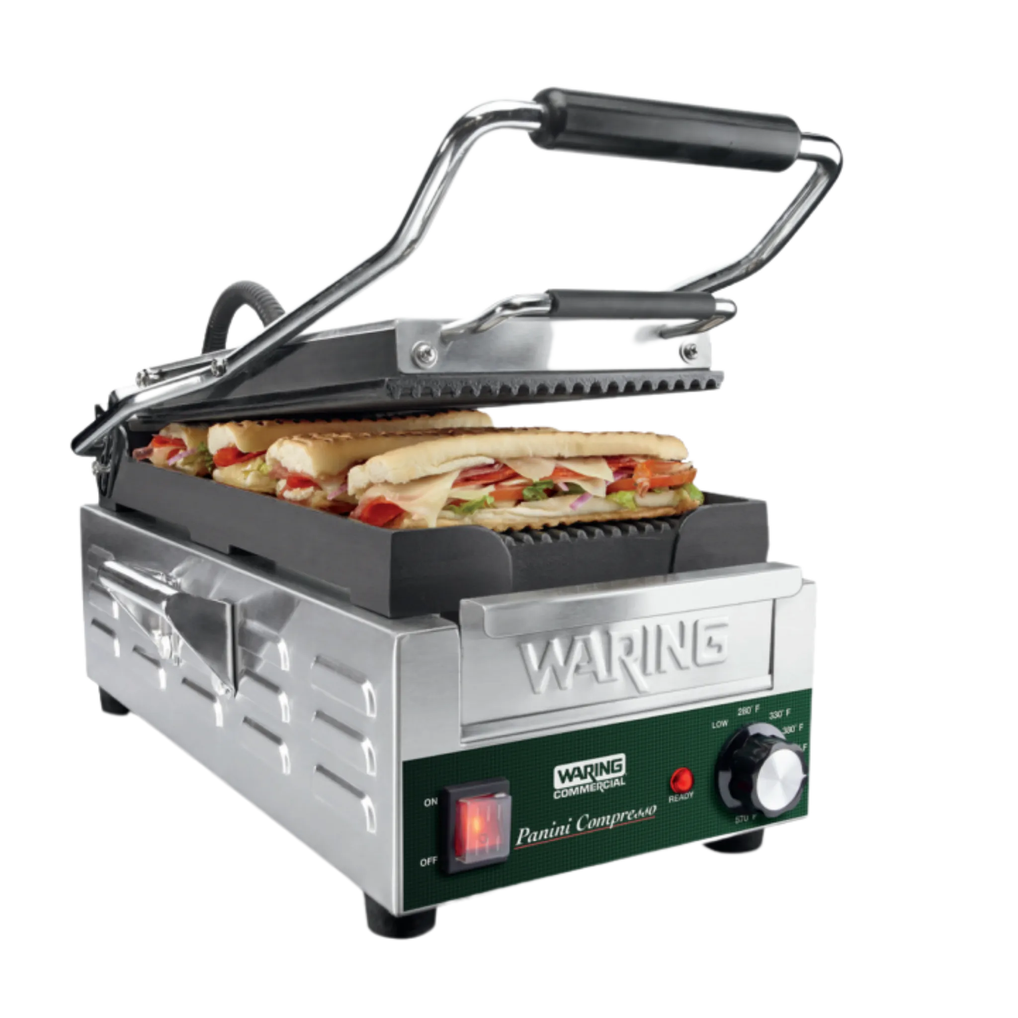 WPG200 Panini Compresso - Slimline Panini Grill by Waring Commercial