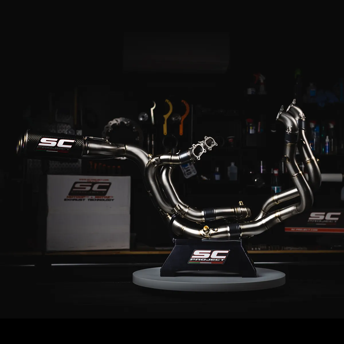 WSBK CR-T Exhaust by SC-Project for Ducati Panigale V4 S 2018-2021