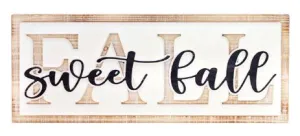 WT COLLECTION-FALL SWEET FALL BLOCK SIGN