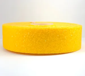 Yellow Chunky 1.5" Glitter Ribbon