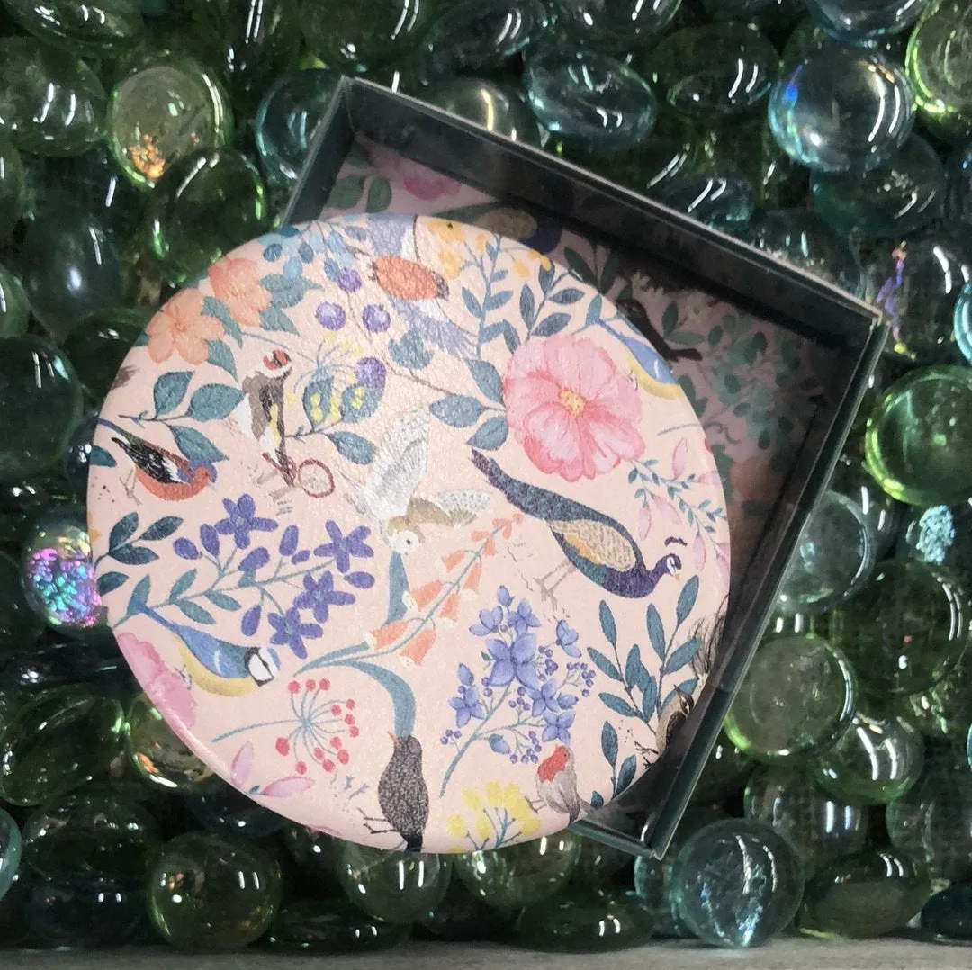 Yellow Compact Mirror