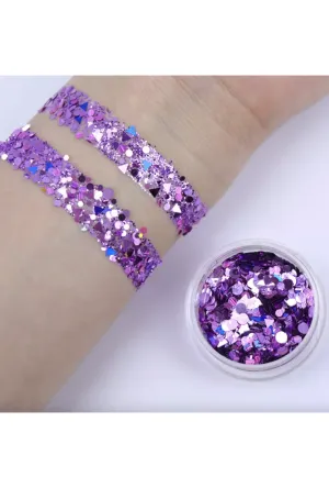 Zodiac Purple Chunky Glitter